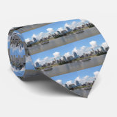 オハイオ川とのシンシナチ、オハイオ州のスカイライン ネクタイ (ロール)