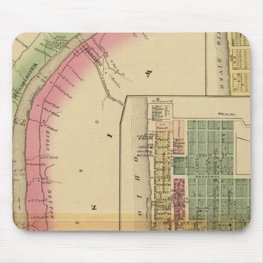 オハイオ川上流と谷9 マウスパッド (正面)