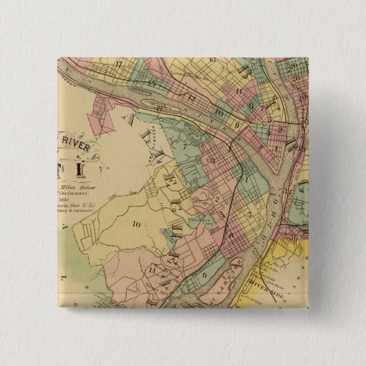 オハイオ川上流域10 缶バッジ (正面)