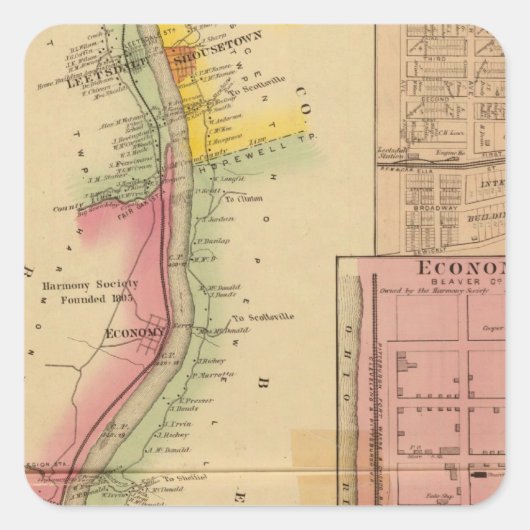 オハイオ川上流10 スクエアシール (正面)