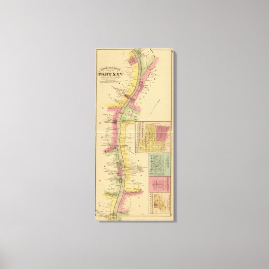 オハイオ川上流11 キャンバスプリント (正面)