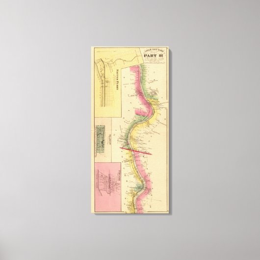 オハイオ川上流 キャンバスプリント (正面)