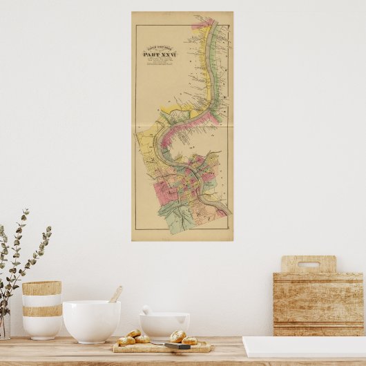 オハイオ川上流 ポスター (キッチン)