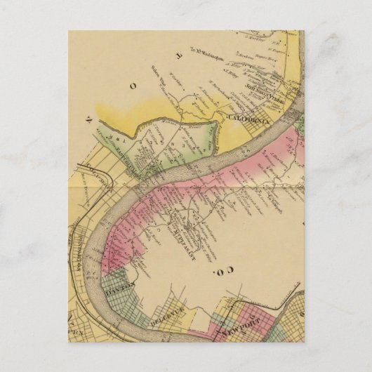 オハイオ川上流 ポストカード (正面)