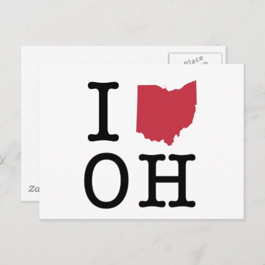 オハイオ州が大好き ポストカード (正面/裏面)