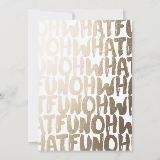 オハイオ州どんなおもしろいの黒の休日のパーティの招待状 招待状 (裏面)