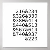 オハイオ州のエリアコードエリア ポスター (正面)