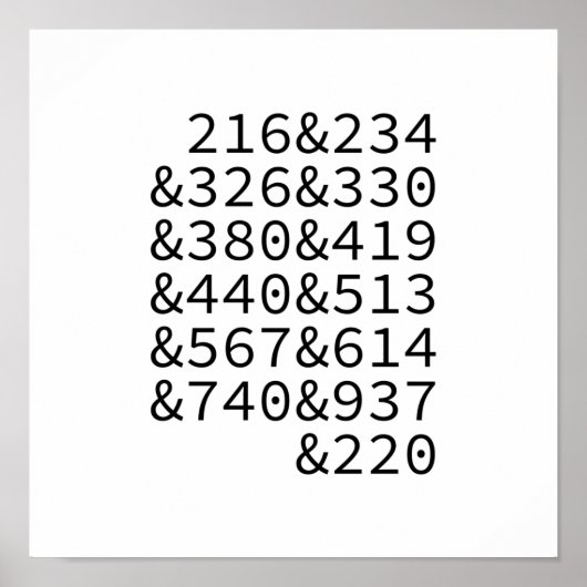 オハイオ州のエリアコードエリア ポスター (正面)