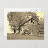 オハイオ州のオールドバーンポストカード ポストカード (正面/裏面)