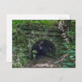 オハイオ州のクリーク走の入り江のある古いトンネル ポストカード (正面/裏面)