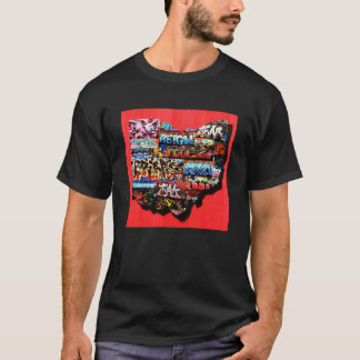 オハイオ州のグラフィティTシャツ Tシャツ