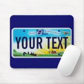 オハイオ州のナンバープレートのマウスパッド マウスパッド (マウス)