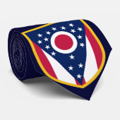 オハイオ州のパーソナライズな旗 ネクタイ (ロール)