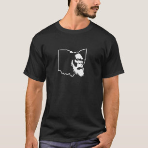 オハイオ州のプライドビッグフットサスカッチ顔信者L Tシャツ