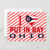 オハイオ州のベイインが大好き ポストカード (正面/裏面)