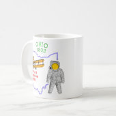 オハイオ州のマグ コーヒーマグカップ (正面左)
