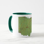 オハイオ州のマグ マグカップ (正面左)