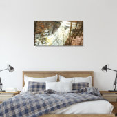 オハイオ州の冬のブランディワイン滝 キャンバスプリント (インサイチュ (寝室))