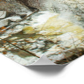 オハイオ州の冬のブランディワイン滝 ポスター (角)