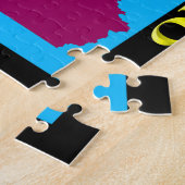 オハイオ州の地図 ジグソーパズル (側面)