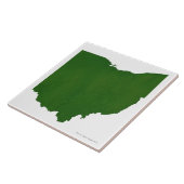 オハイオ州の地図 タイル (側面)
