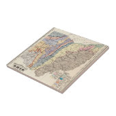 オハイオ州の地質地図 タイル (側面)