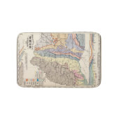 オハイオ州の地質地図 バスマット (正面)