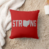 オハイオ州の州の強い装飾用クッション クッション (ブランケット)