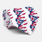 オハイオ州の州の旗の文字 ネクタイ (ロール)