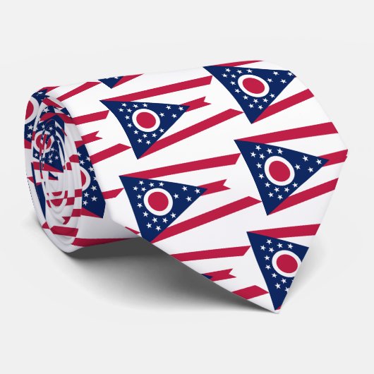 オハイオ州の州の旗 ネクタイ (ロール)