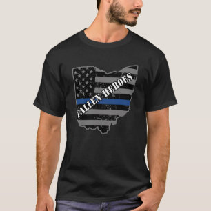 オハイオ州の州ハイウェーのパトロールのオハイオ州の州警察官 Tシャツ