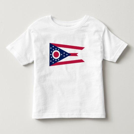 オハイオ州の旗 トドラーTシャツ (正面)