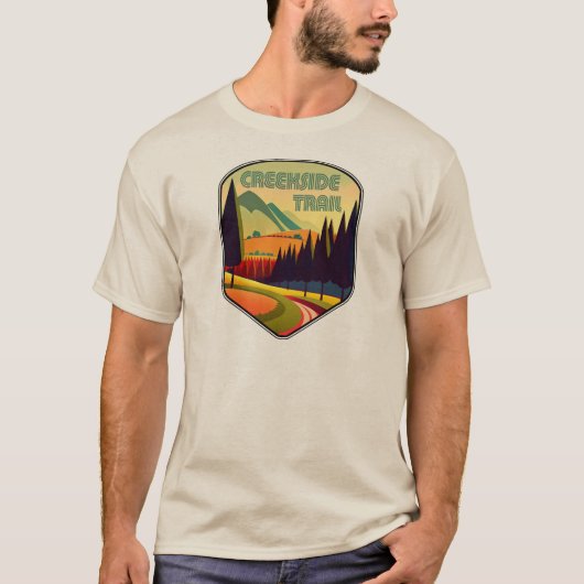 オハイオ州の色 クリークサイド・トレイル Tシャツ (正面)