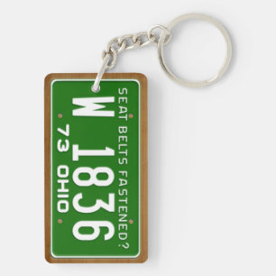 オハイオ州の1973年のヴィンテージのナンバープレートKeychain キーホルダー