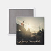 オハイオ州のGeauga County Fair写真 マグネット (正面/裏面)