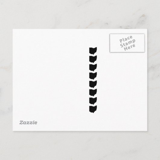 オハイオ州はいかにですか。 郵便はがき 案内ポストカード (裏面)