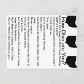 オハイオ州はいかにですか。 郵便はがき 案内ポストカード (正面)