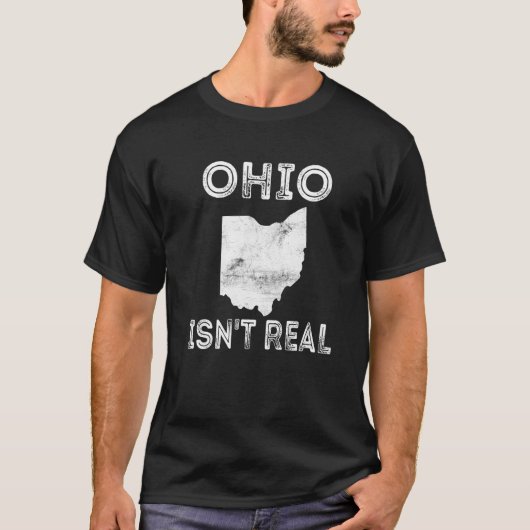 オハイオ州はプレミアム実在ではない Tシャツ (正面)