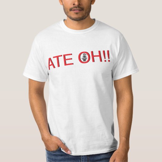 オハイオ州を食べました Tシャツ (正面)