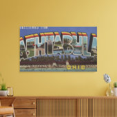 オハイオ州アシュタブラ – ラージレターシーン キャンバスプリント (インサイチュ (リビング))