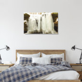 オハイオ州ウィンターのダンディー滝 キャンバスプリント (インサイチュ (寝室))
