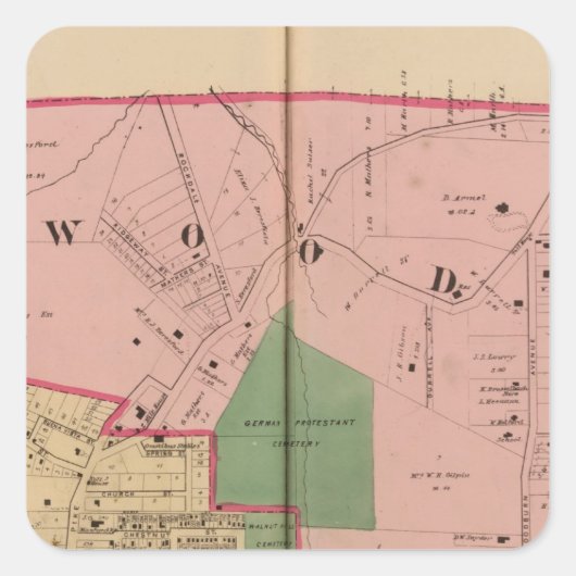 オハイオ州ウォルナットヒルズ スクエアシール (正面)
