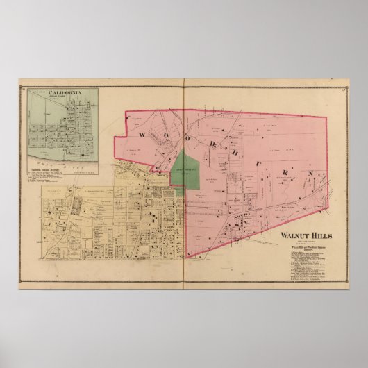 オハイオ州ウォルナットヒルズ ポスター (正面)