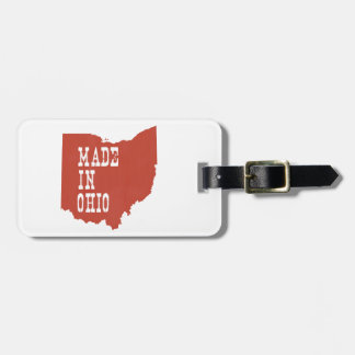 オハイオ州オハイオ州で作られた生まれバッキーエ伝統 ラゲッジタグ