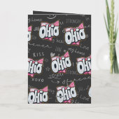 オハイオ州オブバッキーズラブプライド折り畳みカード シーズンカード (裏面)