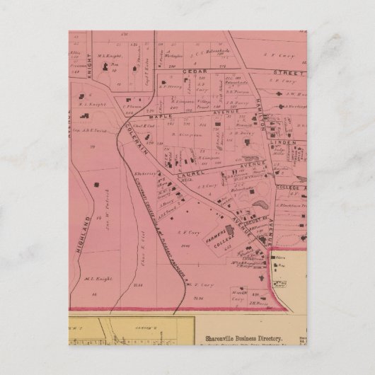 オハイオ州カレッジヒル ポストカード (正面)