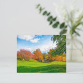 オハイオ州カロールの秋にロックヴィル運河パーク ポストカード (スタンド正面)