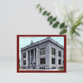 オハイオ州カントンの公共図書館ヴィンテージ ポストカード (スタンド正面)