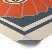 オハイオ州カントンプリント – 旅行ポスター ポスター (角)