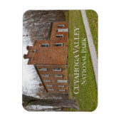 オハイオ州クヤホガバレーナショナルパークFrazee House マグネット (縦)